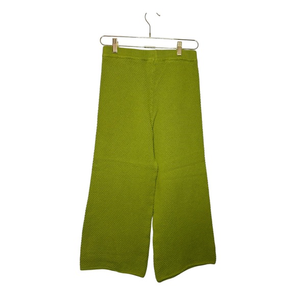 FP Beach Green Waffle Knit Henley Sweater & Wide Leg Pants Set XS - Picture 5 of 12